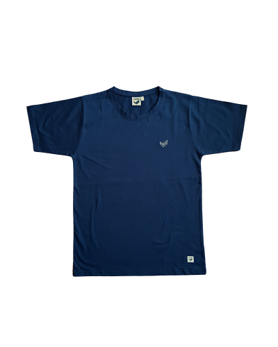 T-shirt azul escura